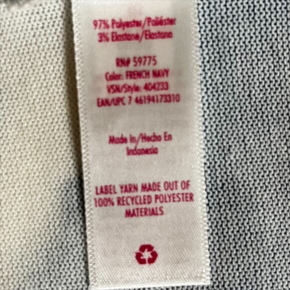 Justice Girl's Tie-Dye Hacci Cropped Sweatshirt in French Navy Size Large - Picture 7 of 8